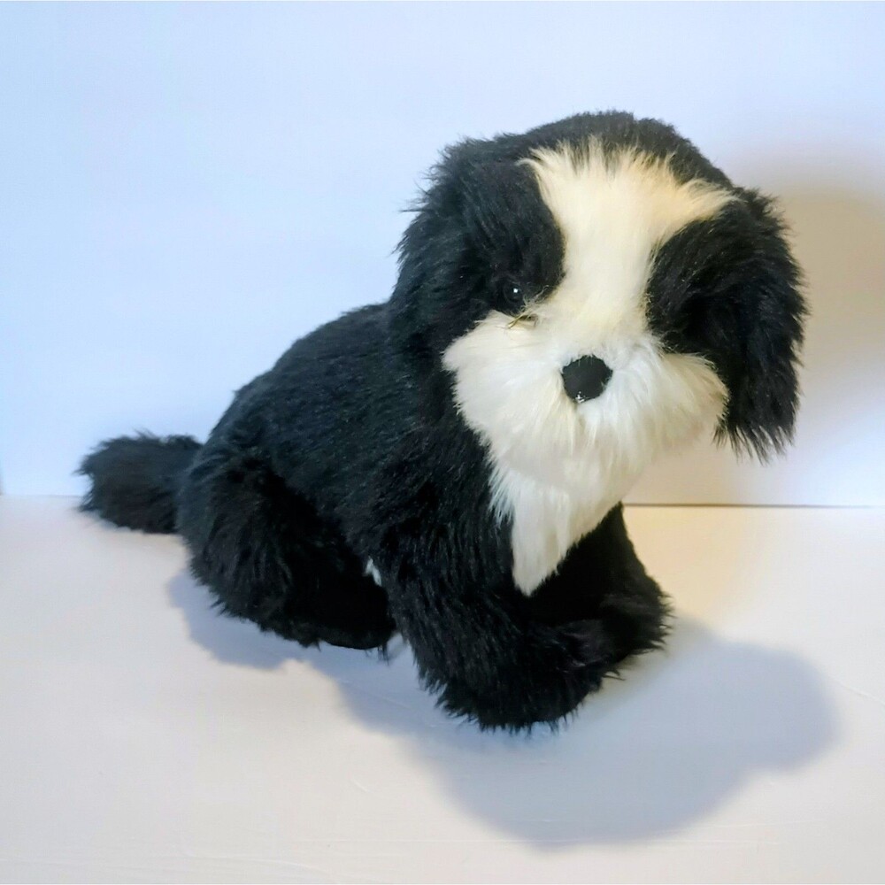 Melissa & Doug Giant Shih Tzu Lifelike Plush Dog  15in Realistic Sized Stuffed